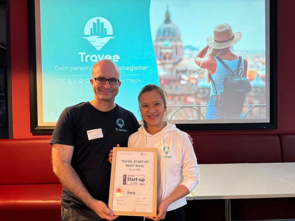 2nd Place at the Travel Start-up Night 2024 in Berlin